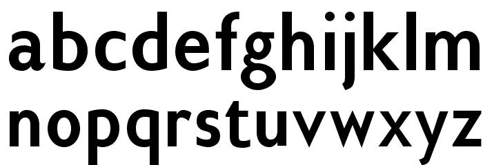GilliusADFNo2-BoldCond Font LOWERCASE