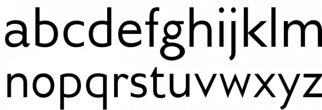GilliusADFNo2-Regular Font LOWERCASE