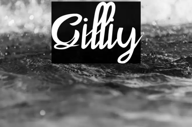 Gilliy Font examples
