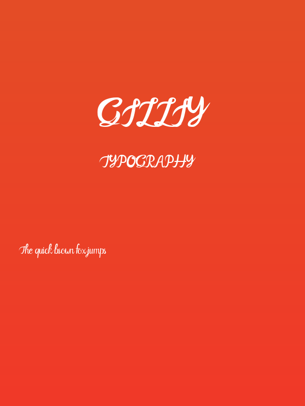 Gilliy Poster
