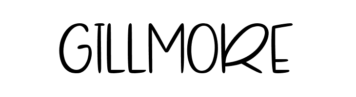 Gillmore  Frei Schriftart Herunterladen