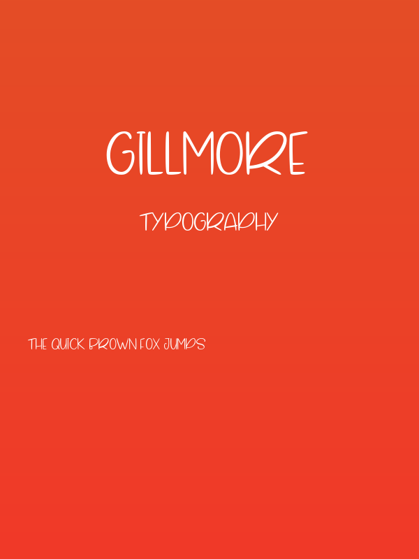 Gillmore Poster