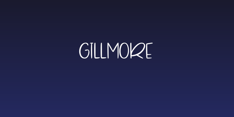 Gillmore Social Header