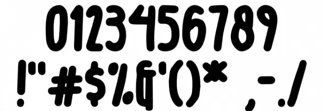 Gillphong-Regular Font OTHER CHARS