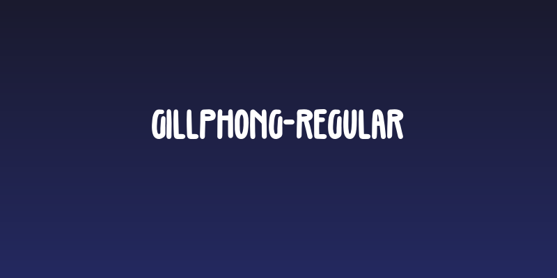 Gillphong-Regular Social Header