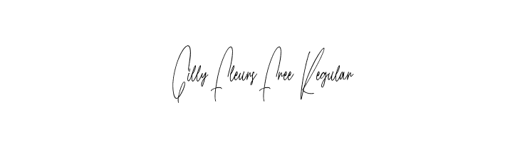 Gilly Fleurs Free Regular  les polices de caractères gratuit tlcharger