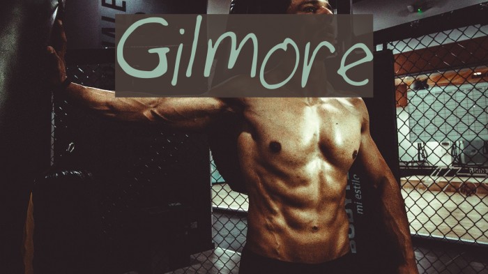 Gilmore Font examples