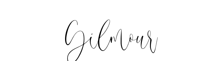 Gilmour  Frei Schriftart Herunterladen