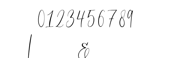 Gilmour Font OTHER CHARS