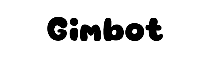 Gimbot  Скачать бесплатные шрифты