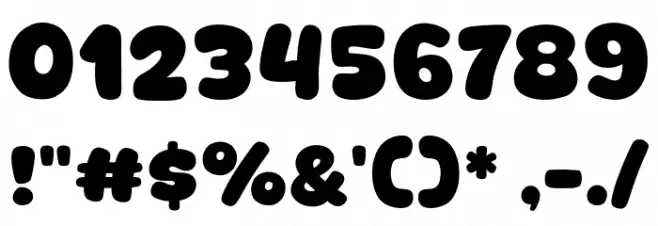 Gimbot Font OTHER CHARS