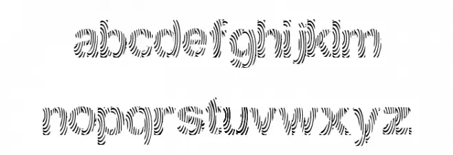 Gimcracks Font LOWERCASE