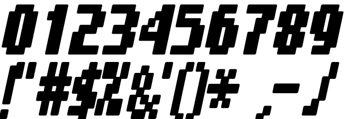 Gimenells Italic Font OTHER CHARS