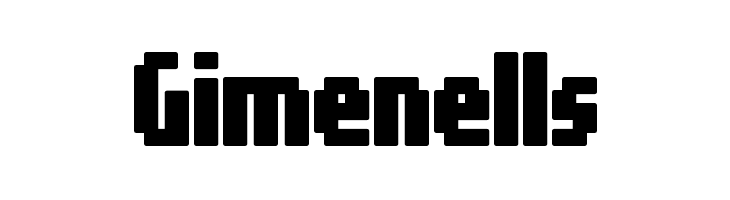 Gimenells Font