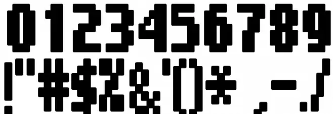 Gimenells Font OTHER CHARS