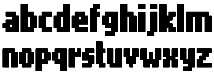 Gimenells Font LOWERCASE