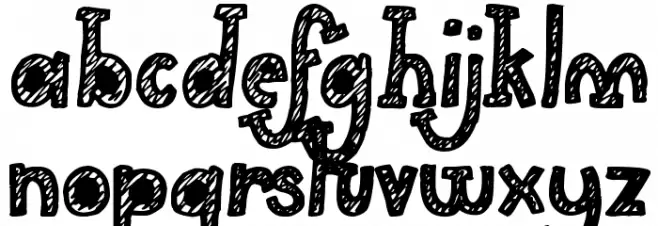 Gimme Your Love Caratteri MINUSCOLO