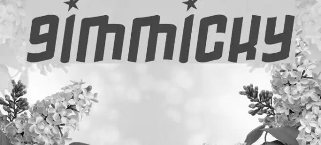 Gimmicky Font examples