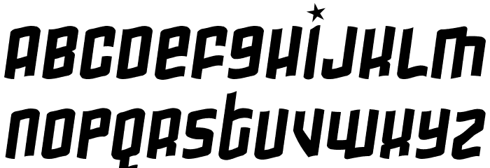Gimmicky Font LOWERCASE