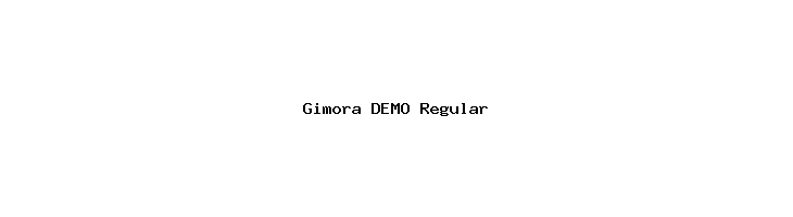 Gimora DEMO Regular  baixar fontes gratis