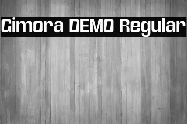 Gimora DEMO Regular フォント examples