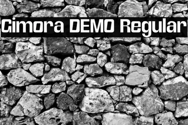 Gimora DEMO Regular フォント examples