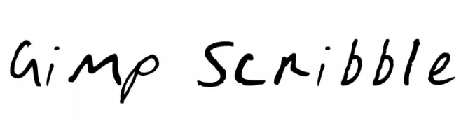 Gimp Scribble  Descarca Fonturi Gratis