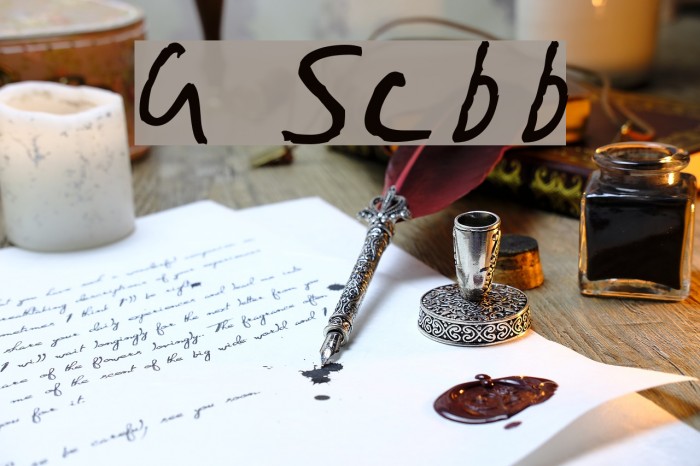 Gimp Scribble Font examples