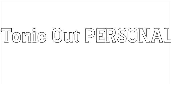 Gin And Tonic Out PERSONAL Regular Logo