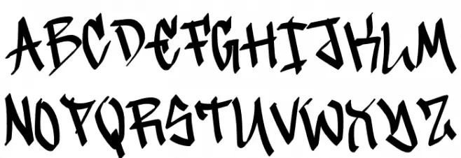 Gin Fight 字体 大写