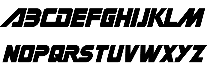 Gin Rai Italic Font LOWERCASE