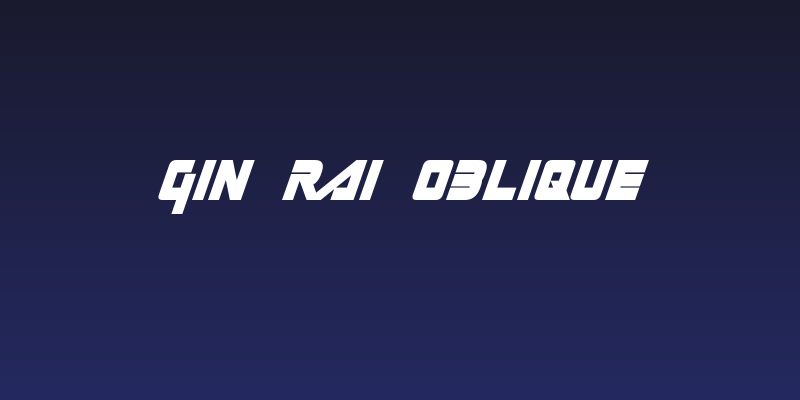 Gin Rai Oblique Social Header