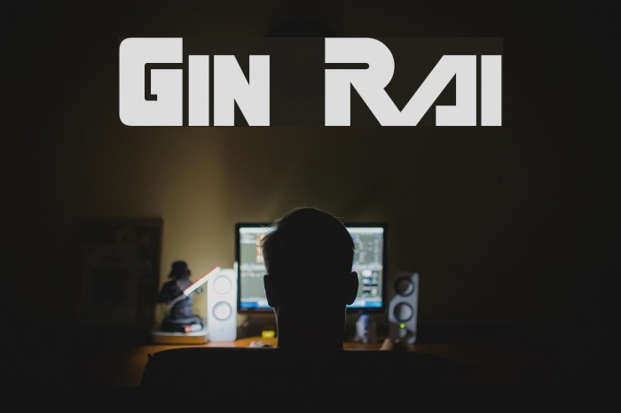 Gin Rai Font examples