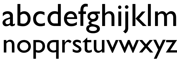 Gin Font LOWERCASE
