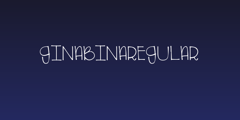 GinaBinaRegular Social Header