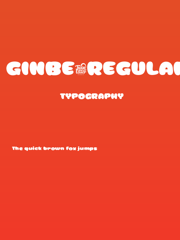 Ginbe-Regular Poster