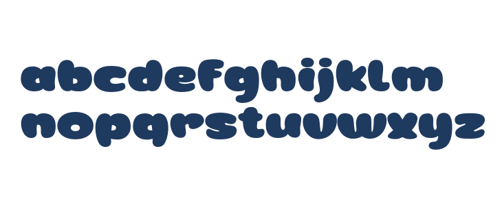 Ginbe-Regular Lowercase