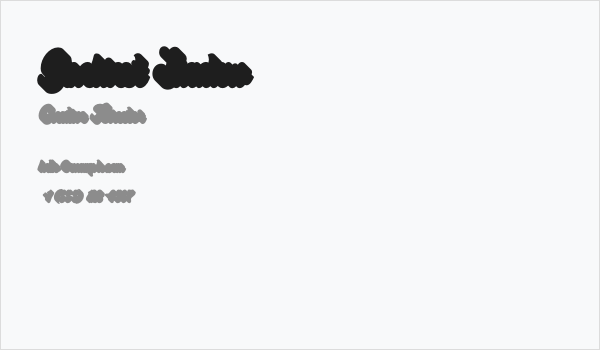 Ginchiest Shadow Business Card