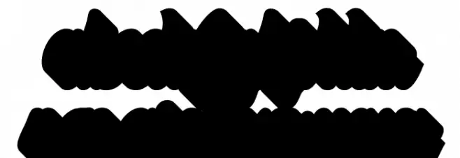Ginchiest Shadow Font LOWERCASE