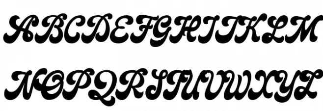 Ginchiest Schriftart Groß