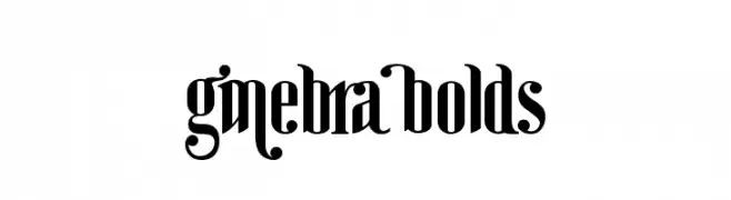 Ginebra Bolds  لخطوط تنزيل