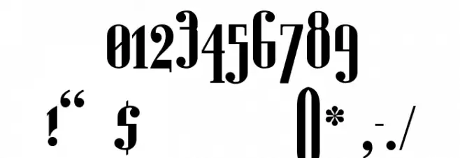 Ginebra Bolds Font OTHER CHARS