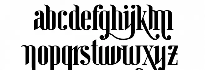 Ginebra Bolds Caratteri MINUSCOLO