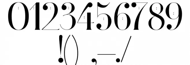 Ginebra Regular Font OTHER CHARS