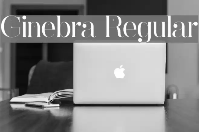 Ginebra Regular Font examples