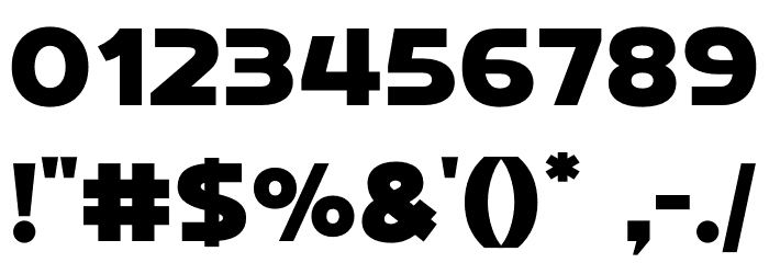 Gineris Font OTHER CHARS