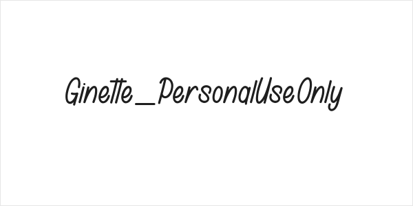 Ginette_PersonalUseOnly Logo