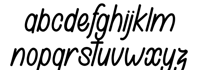 Ginette_PersonalUseOnly Font LOWERCASE