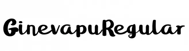 GinevapuRegular  تنزيل الخطوط