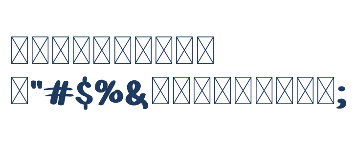 GinevapuRegular Other Characters